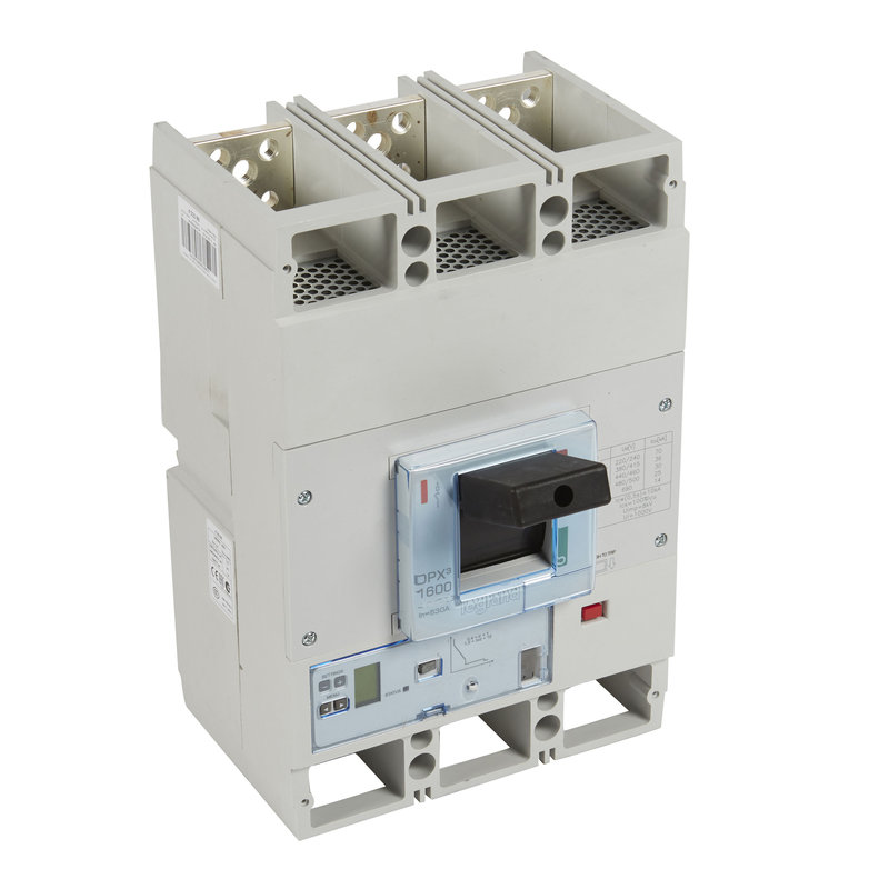 Legrand 422335 - Disjoncteur électronique S2 DPX³1600 pouvoir de coupure 100kA 400V~ - 3P - 630A