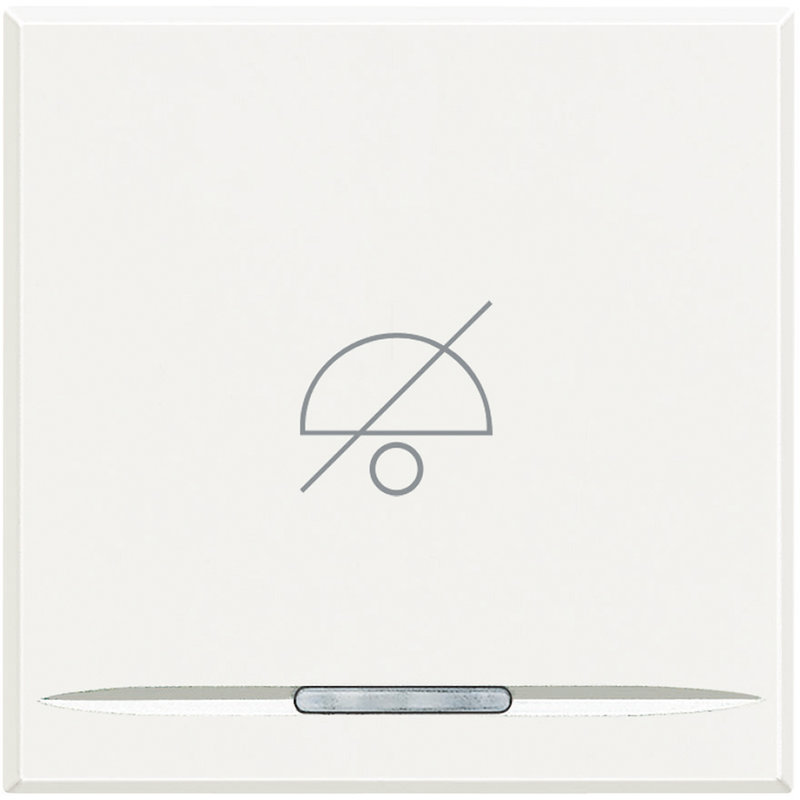 [BTI-HD4915M2DD] Bticino HD4915M2DD - Manette Axolute avec symbole Ne Pas Déranger 2 modules - White