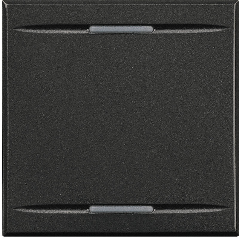 [BTI-HS4911/2] Bticino HS4911/2 - Manette Axolute neutre type bascule 2 modules - Anthracite