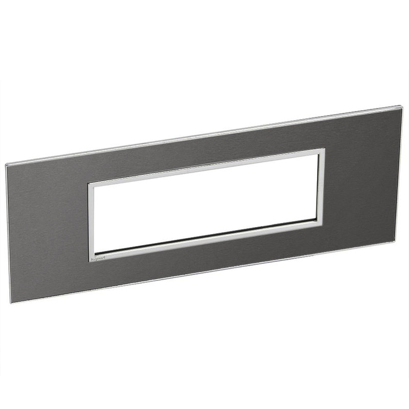 Legrand 571420 - PLAQUE DE FINITION ARTEOR 6 MODULES ARTEOR CARRE NOIR