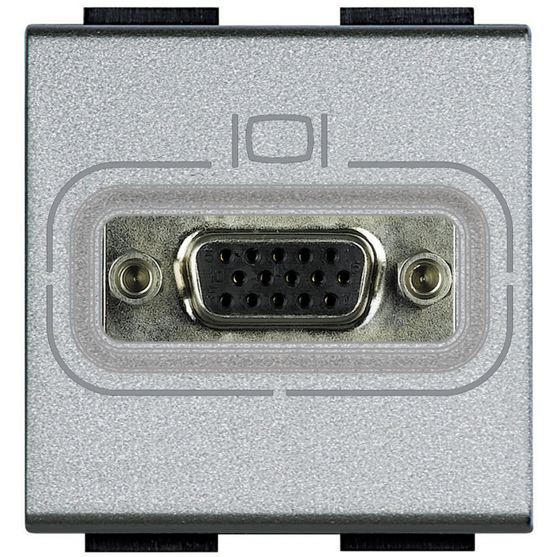 [BTI-NT4282] Bticino NT4282 - Connecteur HD15 femelle Livinglight à visser - Tech - 2 modules