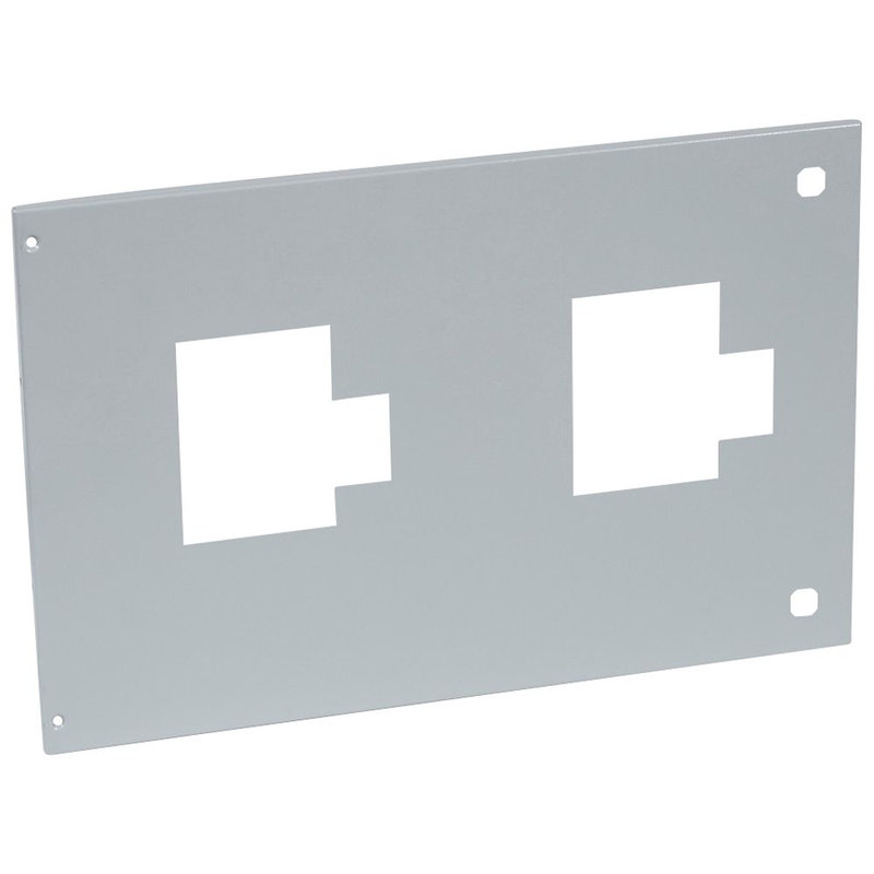 Legrand 021291 - Plastron métal inverseurs de sources à vis - 2 DPX250 débrochables dans XL³4000