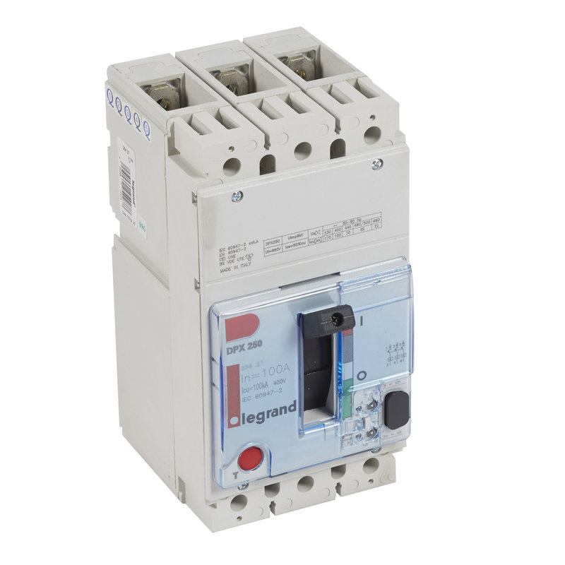 Legrand 025428 - Disjoncteur boitier moulé DPX250-L pouvoir de coupure 100kA 3P 160A