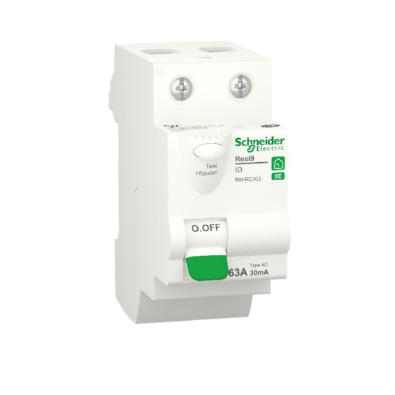 Resi9 XE - interrupteur différentiel - 2P - 63A - R9ERC263