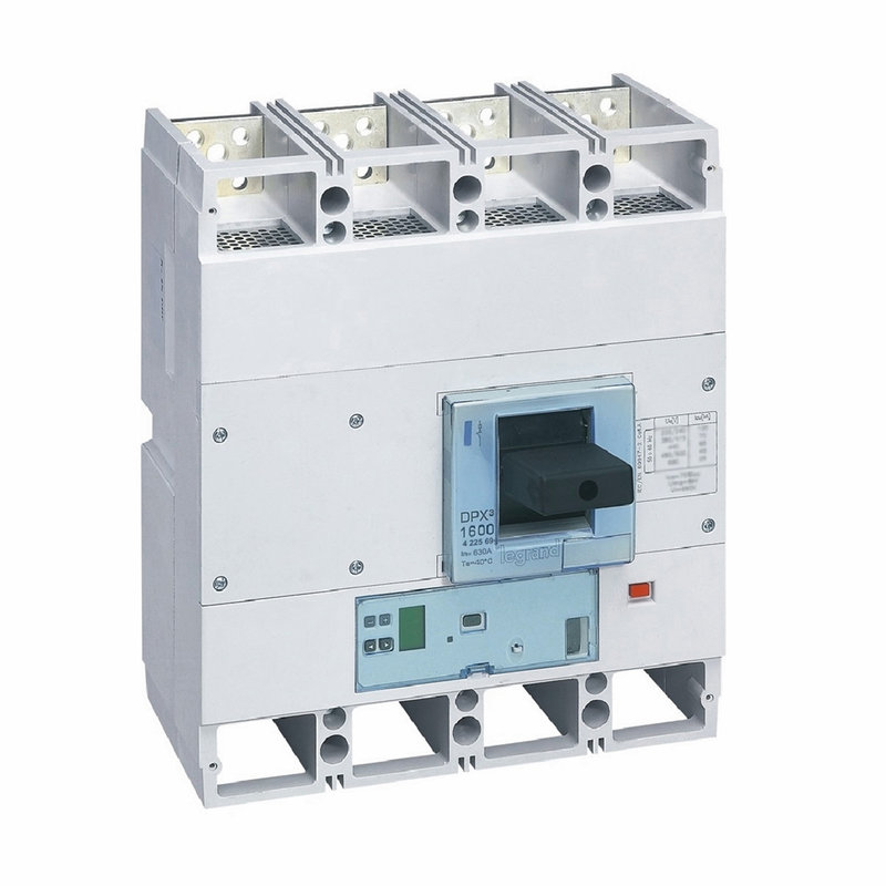 Legrand 422569 - Disjoncteur électronique S1 DPX³1600 pouvoir de coupure 70kA 400V~ - 4P - 630A