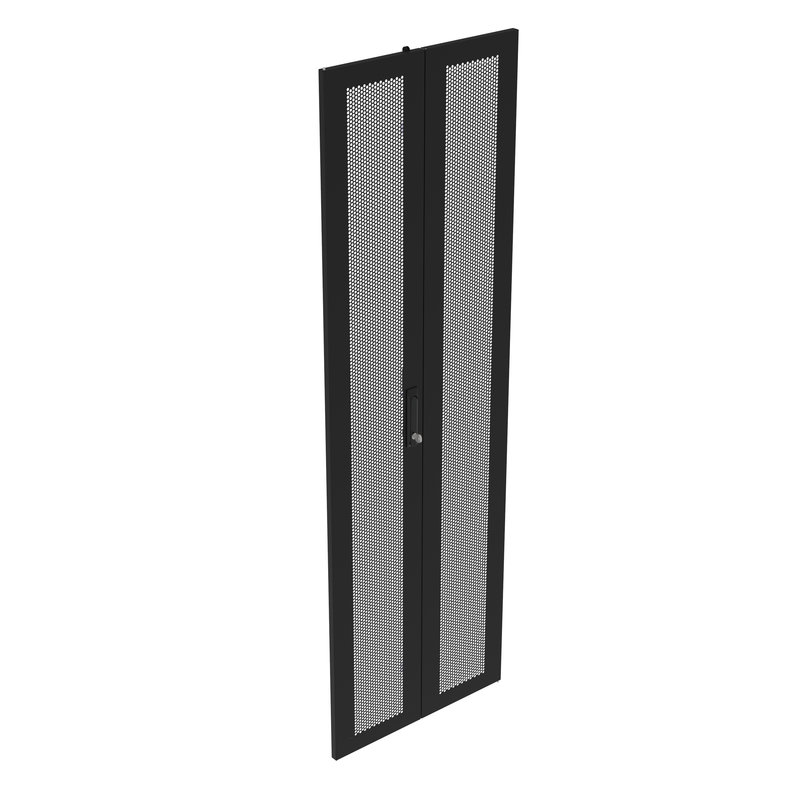 Legrand 446853 - Porte avant ou arrière double microperforée pour baie Linkeo 19pouces 47U 800mm