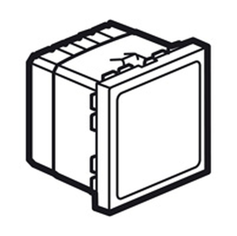 Legrand 572722 - SOFT BLUE LIGHT DIFFUSER FOR HOTEL 2 MODULES .ARTEOR CARRE MAGNESIUM