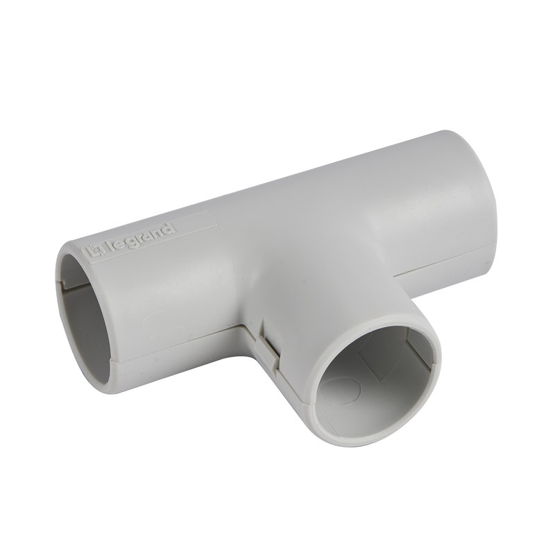 Legrand 651620 - Té IP40 Ø25mm - finition gris RAL7035 - ignifugé