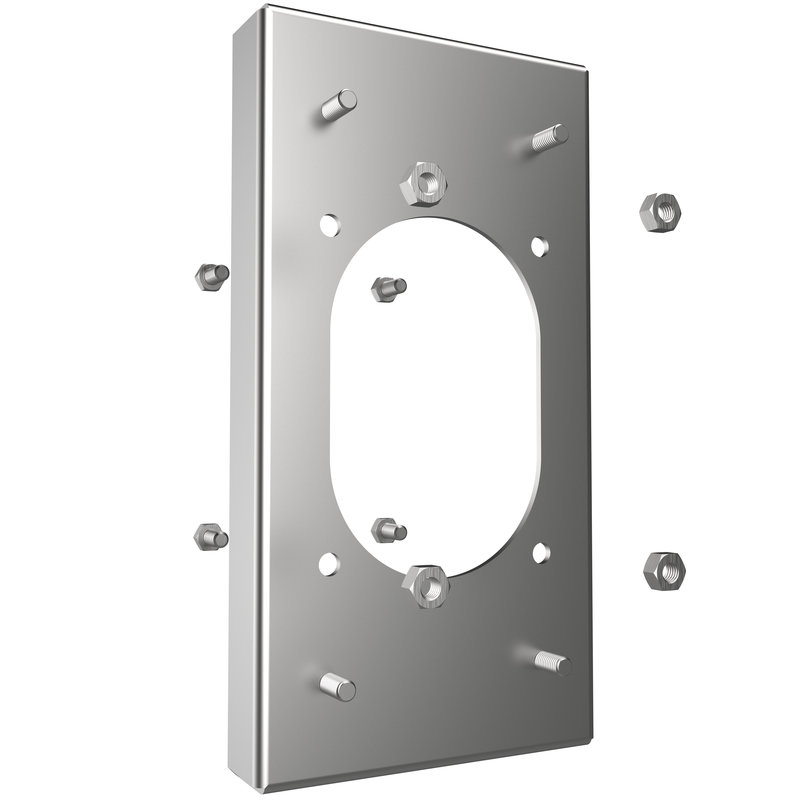 Legrand 980959 - Adaptateur pour fixation au sol ancienne borne vers nouvelle borne metal
