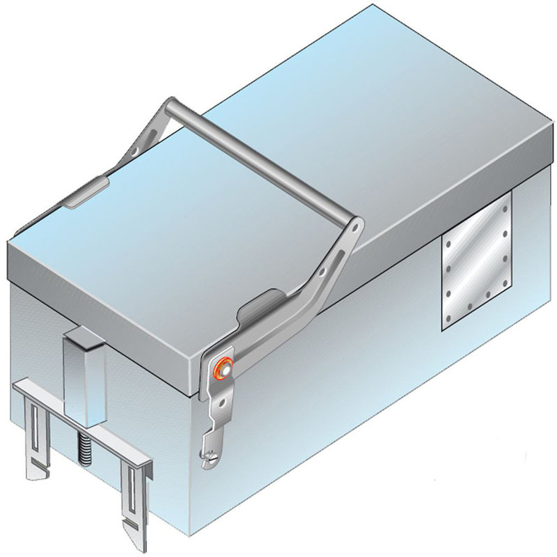 [ZUC-ZU50411646] Zucchini ZU50411646 - Boîtier dérivation sectionnement métal pour CEP MR - inter sectionneur AC23 630A