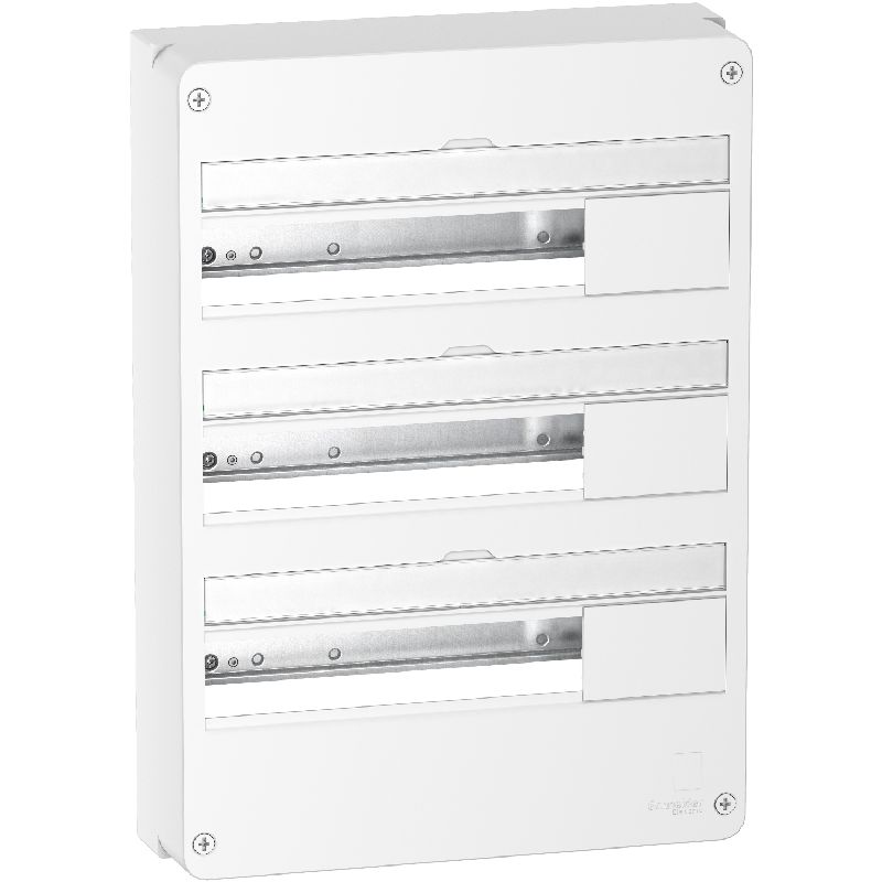 Resi9 - Coffret en saillie Blanc (RAL 9003)- 3 ran R9H18403