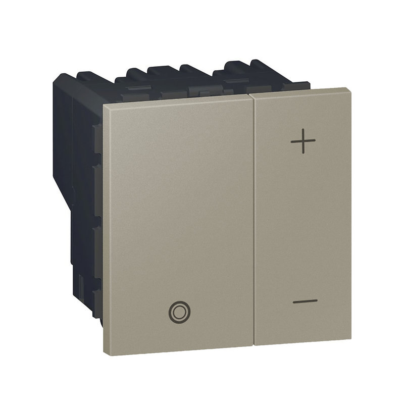 Legrand 572939 - VARIATEUR 2 MODULES 0-10V ARTEOR CARRE CHAMPAGNE