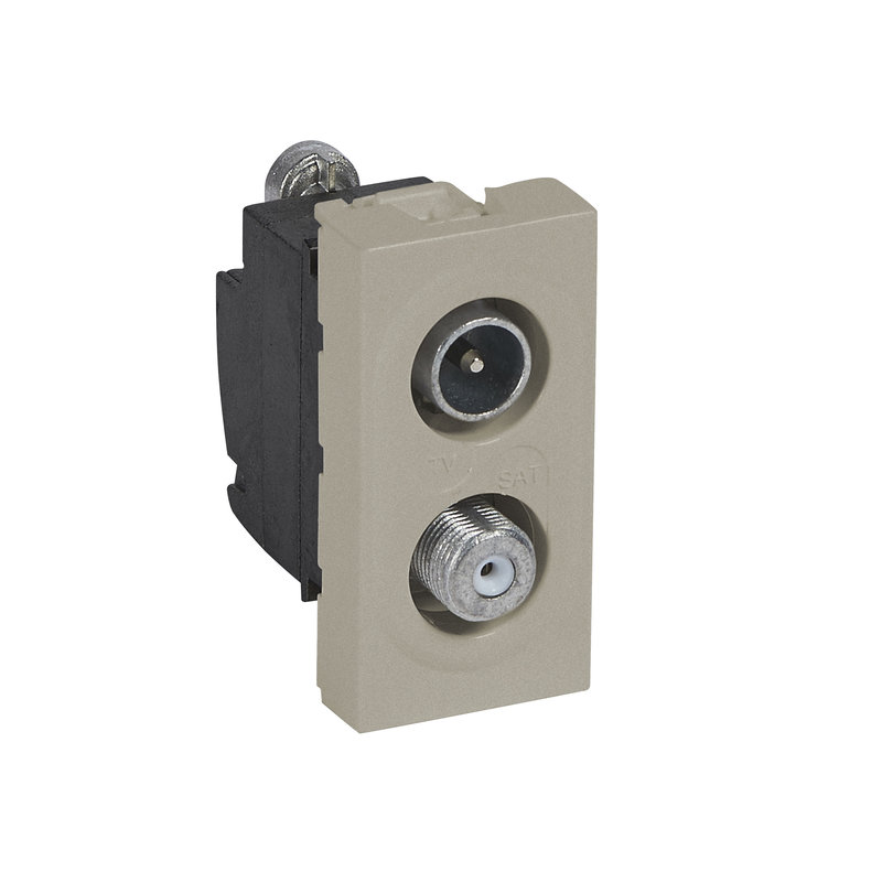 Legrand 572695 - PRISE TV SAT 1 MODULE CHAMPAGNE