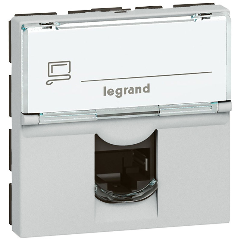 Legrand 572931 - ADAPTOR FOR KEYSTONE - 1 CONNECTOR ARTEOR SOFT ALU