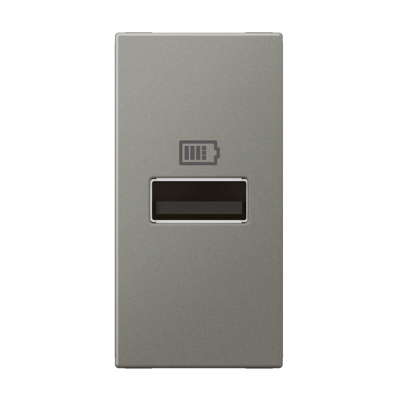 Legrand 571681 - CHARGEUR 1 MODULE 1 PRISE USB TYPE A 15W MAGNESIUM