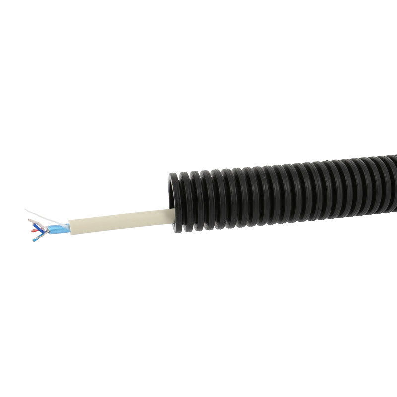 Legrand 09066 - Conduit ICTA Chronofil® Ø20mm pour courant fort à téléreport simple - noir