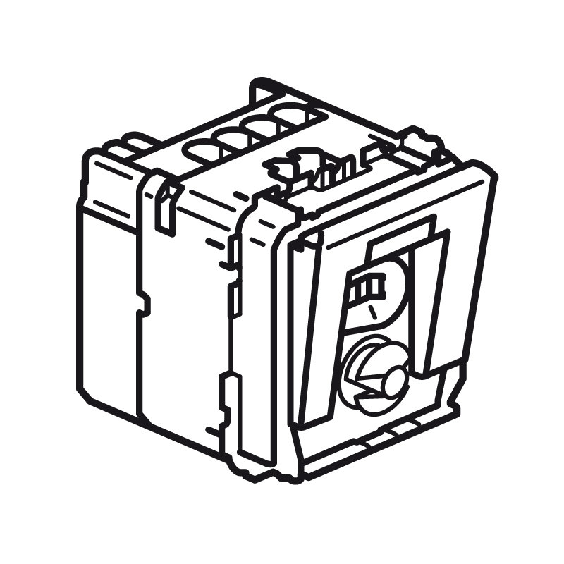 Legrand 067566 - Lecteur de badge Céliane BUS pour badge RFID 13,56 MHz