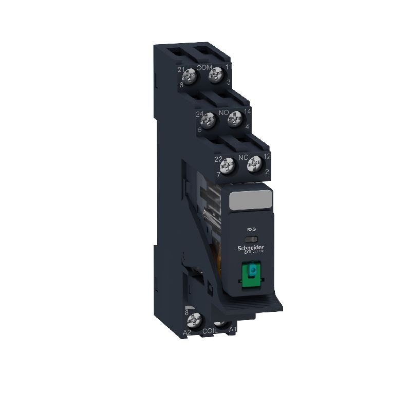 Zelio Relay RXG - relais embrochable monté sur emb RXG21BDPV