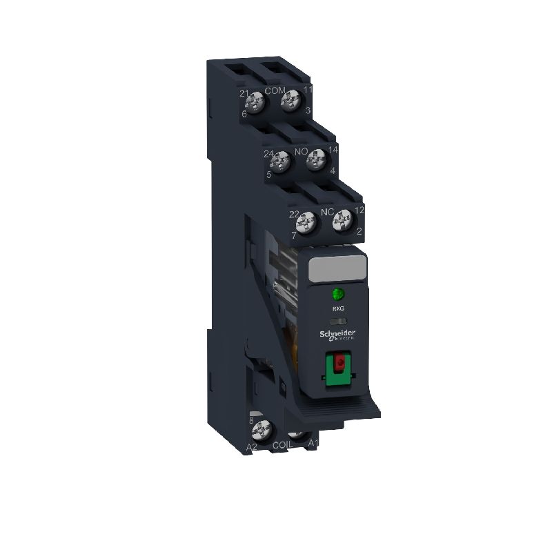 Zelio Relay RXG - relais embroc monté sur embase - RXG22P7PV