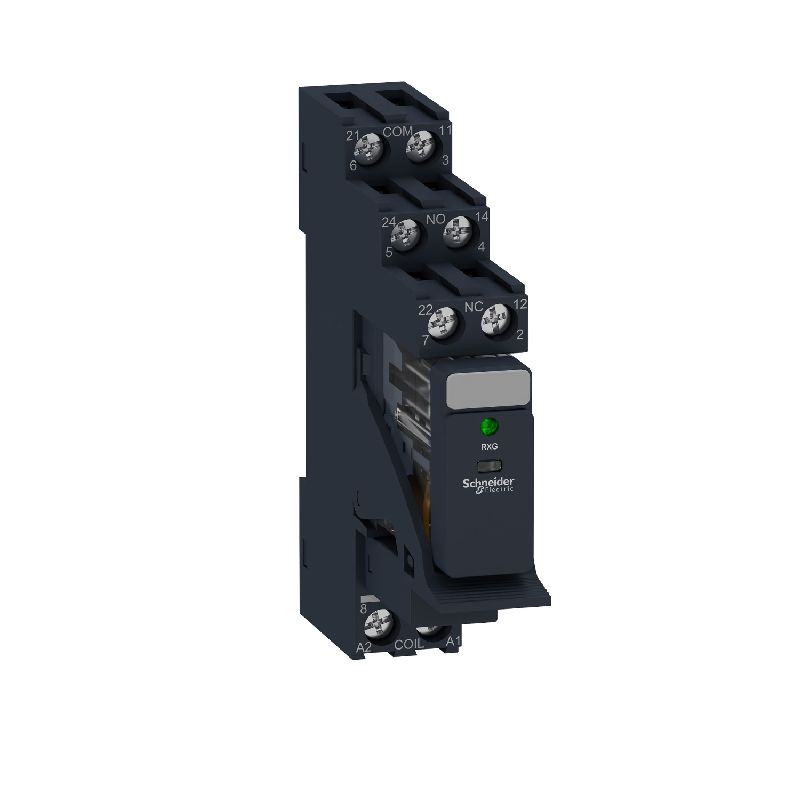 Zelio Relay RXG - relais embrochable monté sur emb RXG23BDPV
