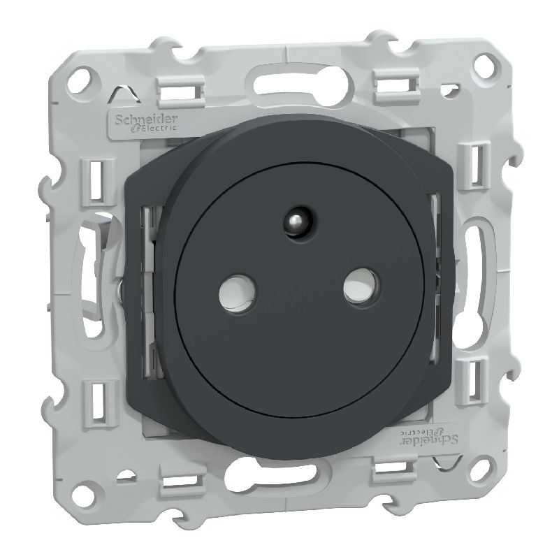 Ovalis - prise 2P+T 16A affleurante - bornes auto S340052C