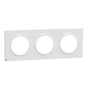 Odace Styl, plaque 3 postes horizontaux ou vertica S500706