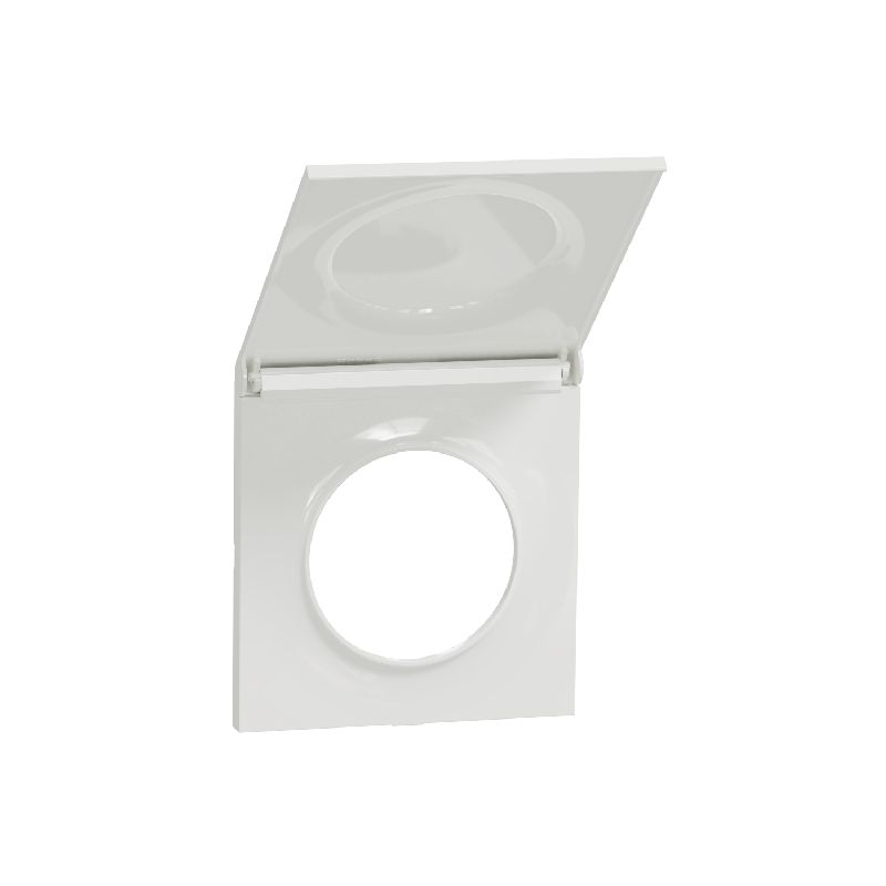 Odace Styl Pratic, plaque Blanc avec couvercle int S520752