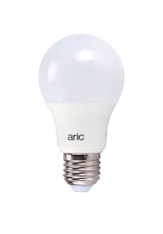 ARIC 20014 - Ampoule Standard E27 Led 7,2W 4000K 820Lm, Cl.Énerg. F, 15000H