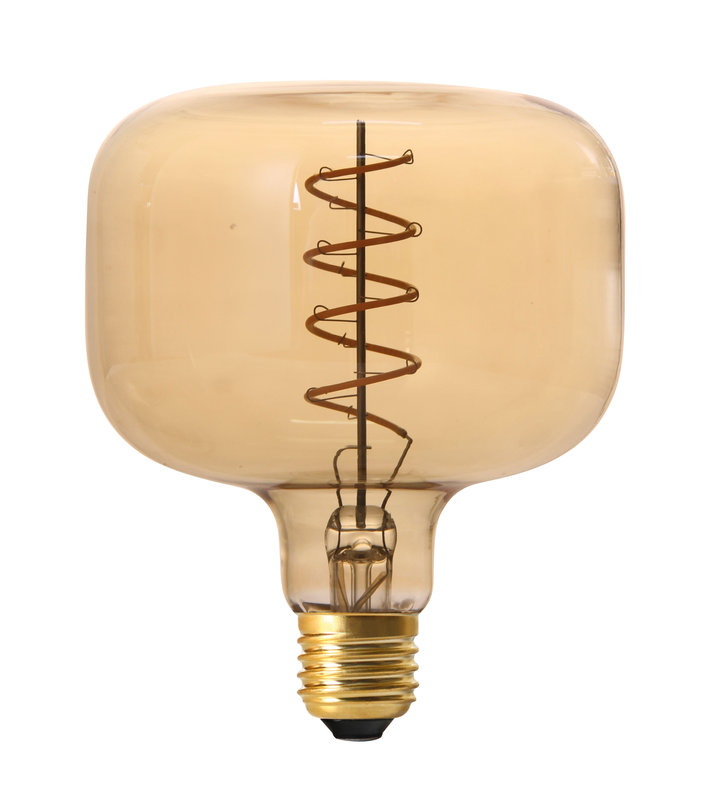 ARIC 20110 - Ampoule Déco Ovale E27 Led 3,5W 2200K 190Lm, Cl. Enrg = G, 25000H, Dimmable, Ambrée