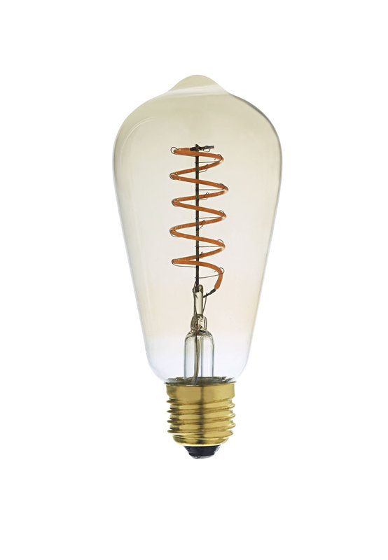 ARIC 20020 - Ampoule Déco Standard E27 Led 4W 2200K 150Lm, Cl. Enrg = G, 25000H, Dimmable, Ambrée