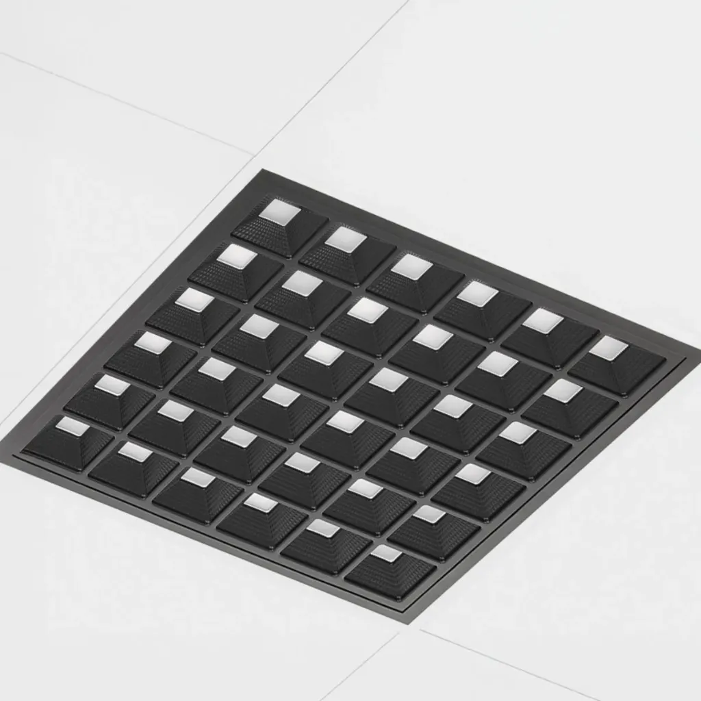 [DAL-DIS1502402121] Dalle led encastré Creta 3966 lumens 30W 4000k Noir Réf. 1502402121