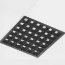 Dalle led encastré Creta 3966 lumens 30W 4000k Noir Réf. 1502402121