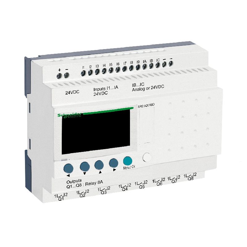 Zelio Logic - relais intelligent compact - 20 E/S SR2A201BD