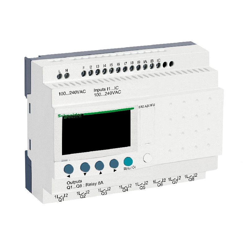 Zelio Logic - relais intelligent compact - 20 E/S SR2A201FU