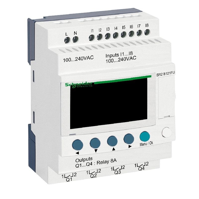 Zelio Logic - relais intelligent compact - 12E/S 1 SR2B121FU