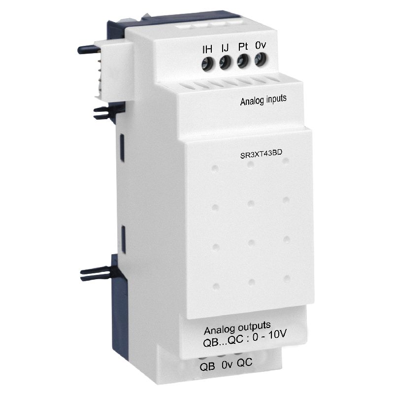 Zelio Logic - module d'extension E/S analogique - SR3XT43BD