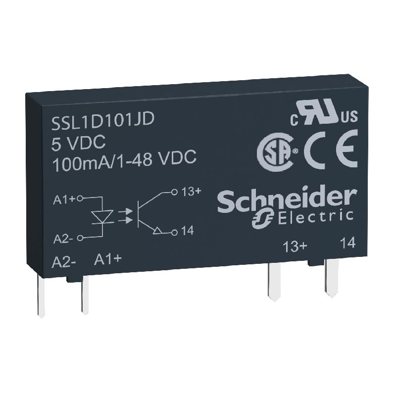 Zelio Relay - 1 phase ssrelais 48vdc 10 0ma 24vdc SSL1D101BD