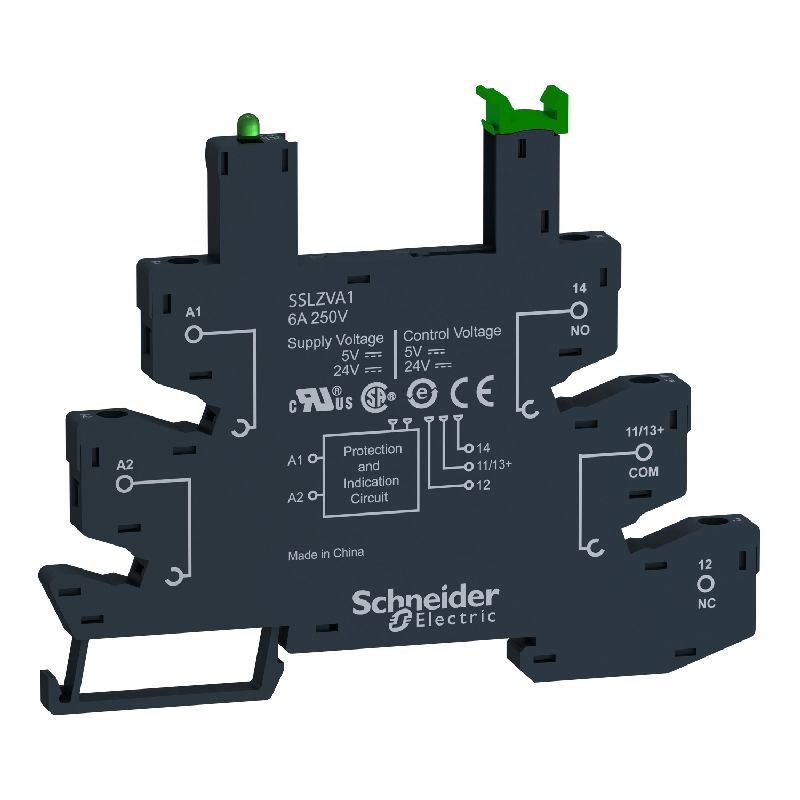 Harmony Control - embase SSL - 6A - 5 à 24V CC - b SSLZRA1