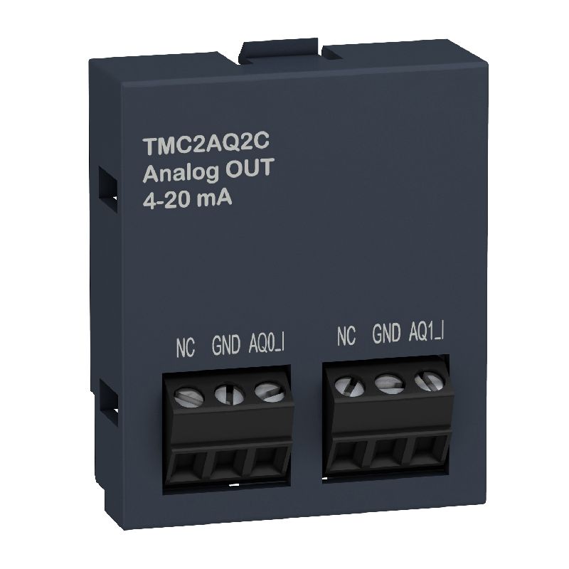 Modicon M221, cartouche 2 sorties analogiques, cou TMC2AQ2C