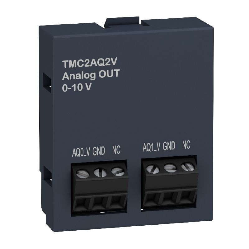 Modicon M221, cartouche 2 sorties analogiques, ten TMC2AQ2V