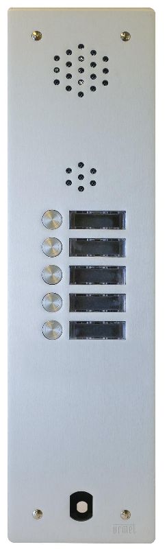 Plaque Audio Alu 5 Bp 2 Voice Complete Urmet A83/105M