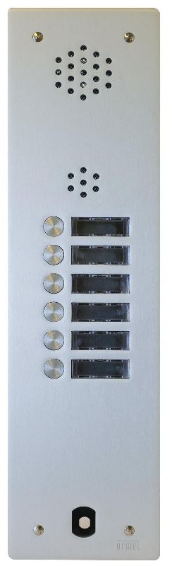 Plaque Audio Alu 6 Bp 2 Voice Complete Urmet A83/106M