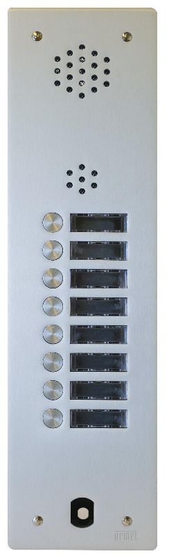 Plaque Audio Alu 8 Bp 2 Voice Complete Urmet A83/108M