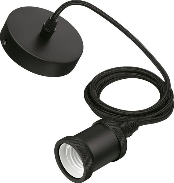 Corde suspension Lampes LED E27 NOIRE 167762 Philips