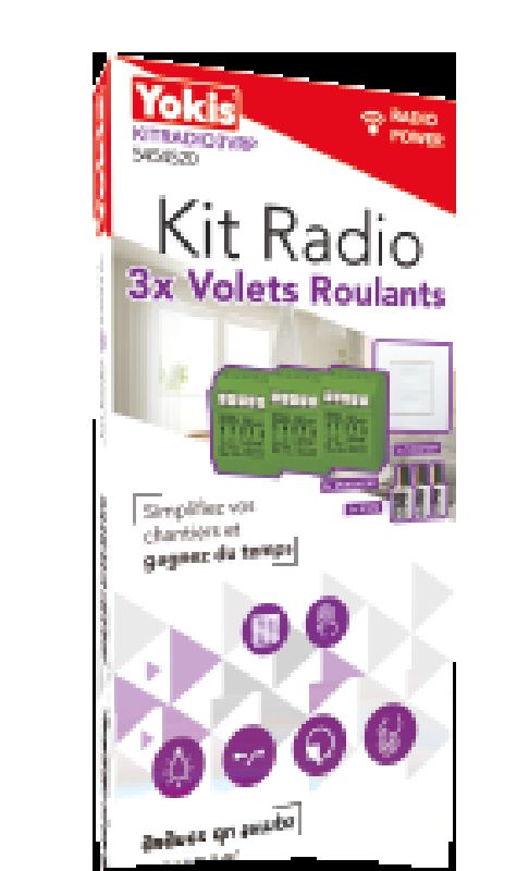 Kit centralisation 3 volets roulants radio Power Yokis KITRADIO3VRP