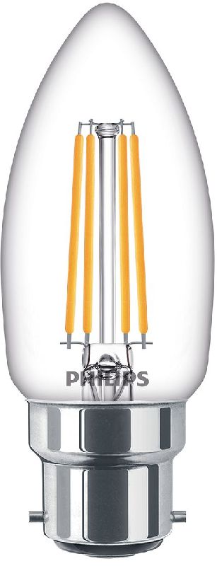 CorePro LEDCandle Filament 4.3-40W B22 2700K Claire 347281 Philips