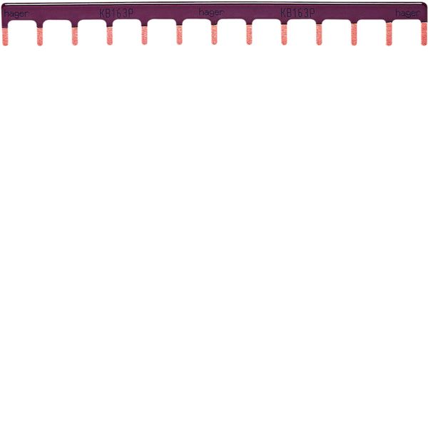 [HAG-KB163P] Barre pont. 1p 10mm² ph 13m KB163P elec