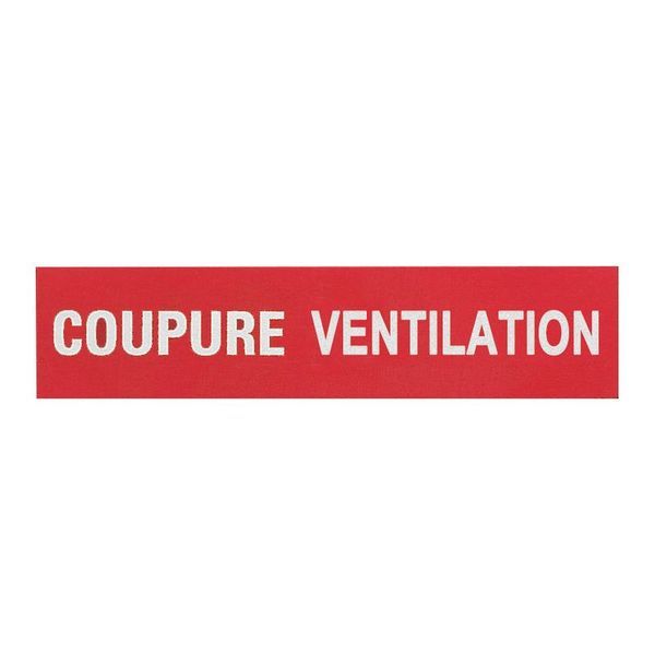 Lot De 3 Etiquettes Coupure Ventilation Pour Coffret 125 legrand 038030