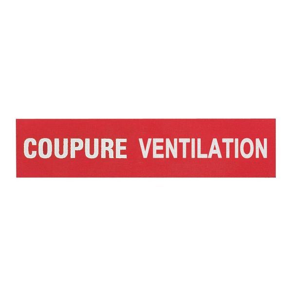 Lot De 3 Etiquettes Coupure Ventilation Pour Coffret 90 legrand 038031