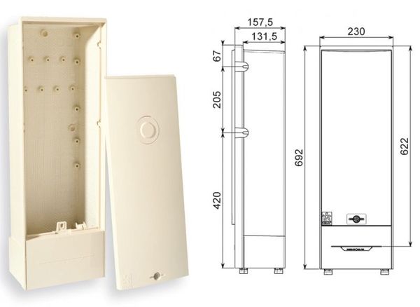 Borne cibe monophasé 60 a - a4-d2 - 0452105 elec